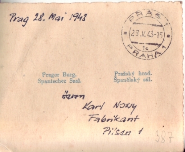 Hradčany - Španělský sál 1943 98 003 ●